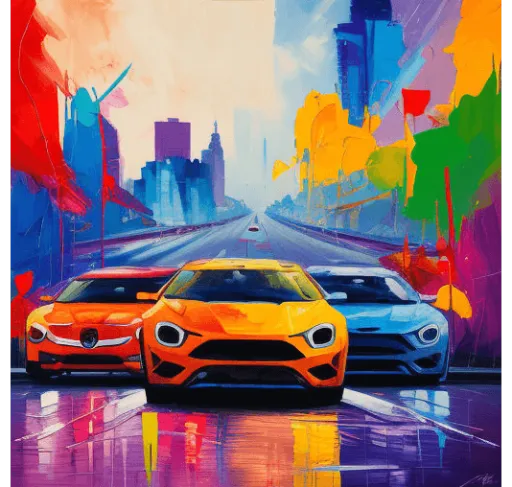 LINDA NAILI original art work ; abstract art and impressionist art