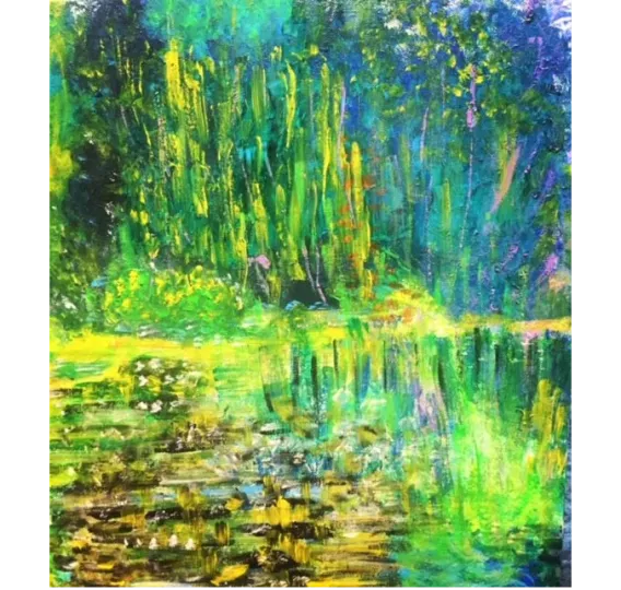 LINDA NAILI original art work ; abstract art and impressionist art