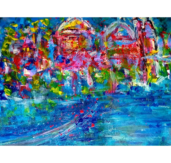 LINDA NAILI original art work ; abstract art and impressionist art