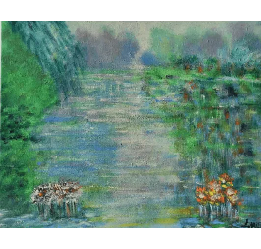 LINDA NAILI original art work ; abstract art and impressionist art