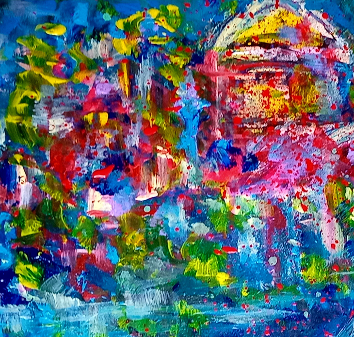 LINDA NAILI original art work ; abstract art and impressionist art