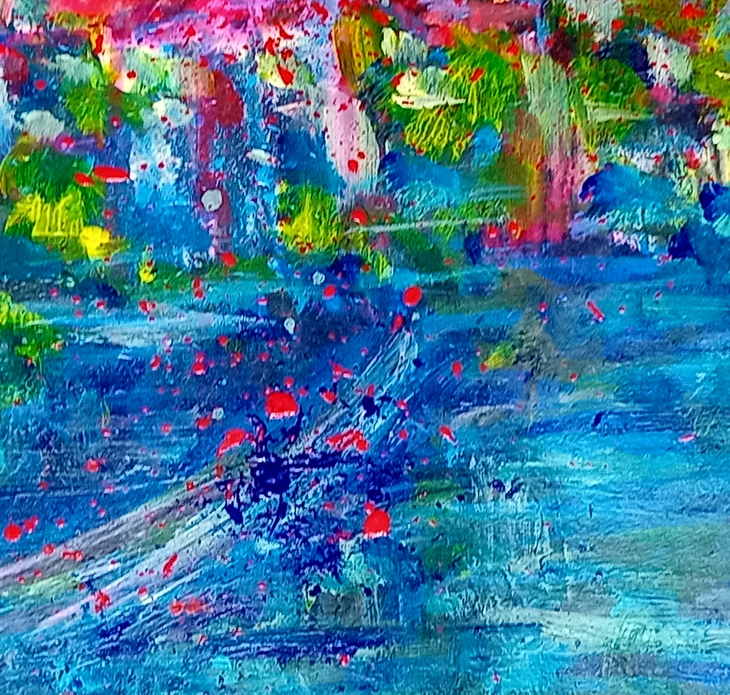 LINDA NAILI original art work ; abstract art and impressionist art