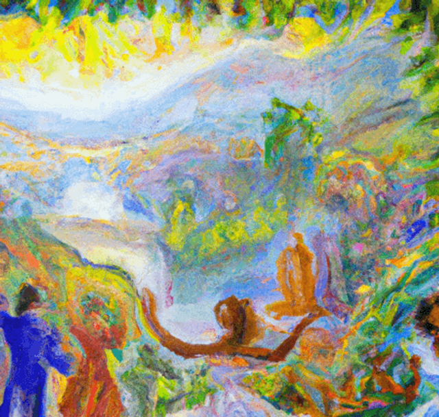 LINDA NAILI original art work ; abstract art and impressionist art