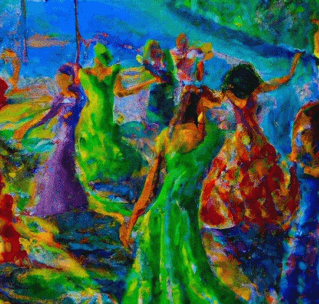 LINDA NAILI original art work ; abstract art and impressionist art