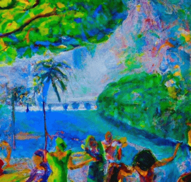 LINDA NAILI original art work ; abstract art and impressionist art