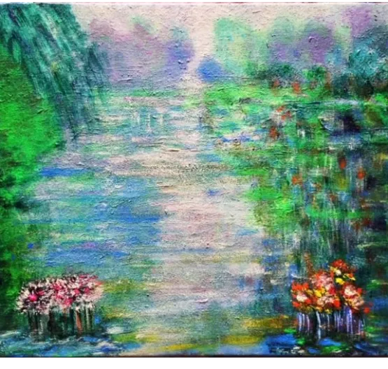 LINDA NAILI original art work ; abstract art and impressionist art