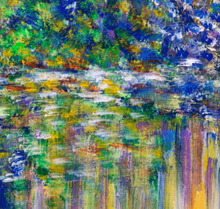 LINDA NAILI original art work ; abstract art and impressionist art